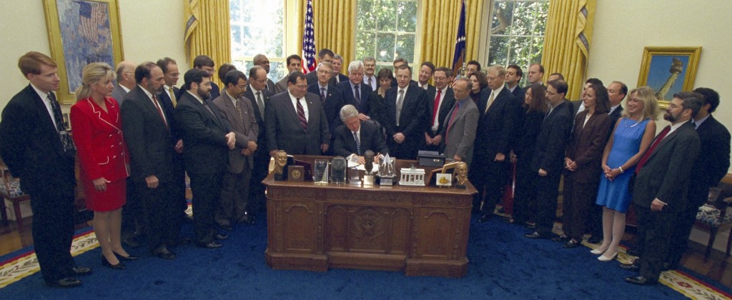 RLUIPA signing 2000