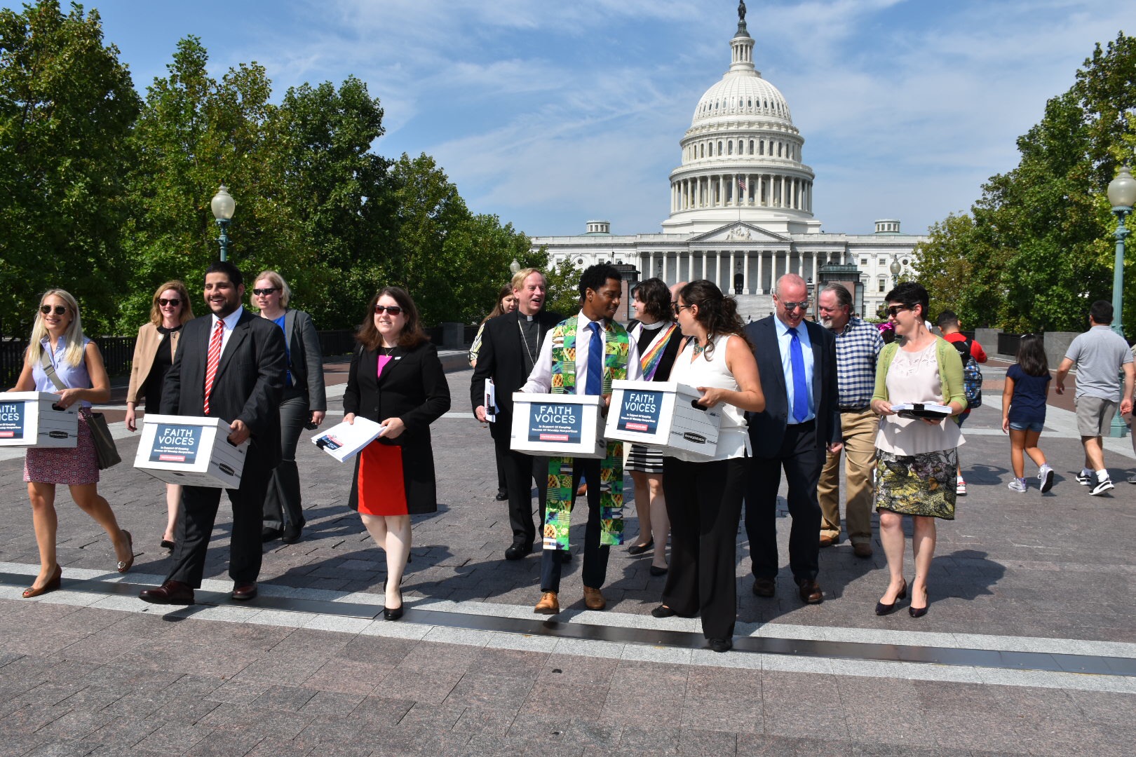 Walking to deliver the letter