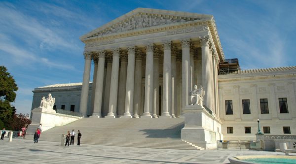 Supreme Court Front Front of the white marble US Supreme Court building,