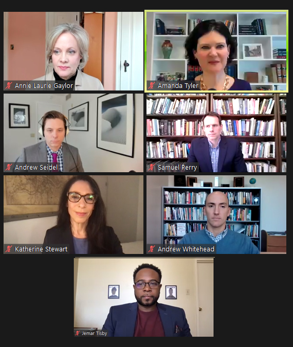 screenshot of opening of webinar